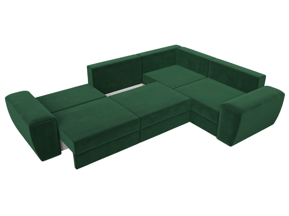 Диваны угловые в гостиную, Диван угловой Лига-008 Long правый, велюр