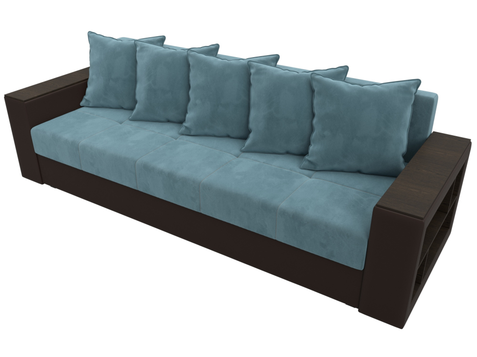 Диваны прямые, Диван прямой Дубай Лайт, велюр/экокожа