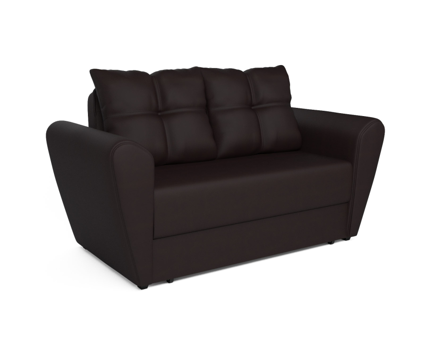Диваны кровати со спальным местом, Диван прямой выкатной Квартет (Экокожа)