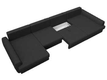 Диван П-образный Лига-057 НПБ Лонг, замша JOLY