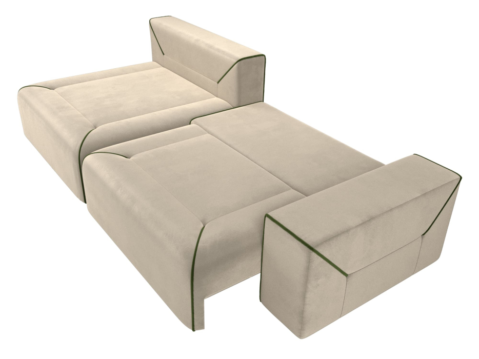 Диваны угловые в гостиную, Диван угловой Кёльн, микровельвет, левый угол