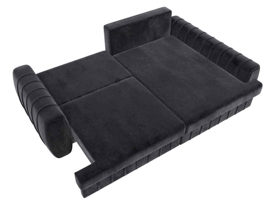 Диваны угловые в гостиную, Диван угловой Лига-057 НПБ угол правый, велюр TOWER