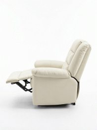 Кресло реклайнер механическое с поворотным механизмом СТИЛЬ 1 , экокожа