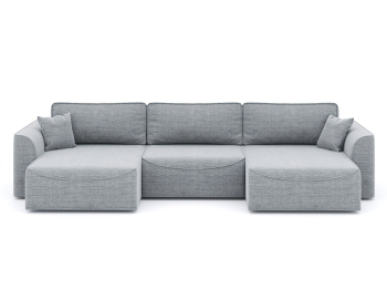 Диван-кровать П-образный Рафаэль еврокнижка НПБ, рогожка Люкс