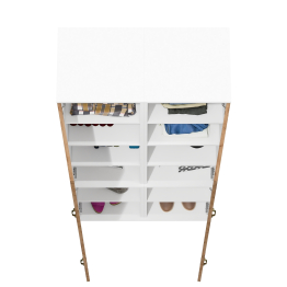 Два пенала с пятью полками каждый Лидер-8