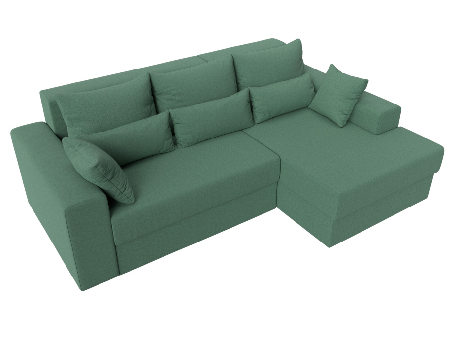 Диваны угловые в гостиную, Угловой диван Майами правый угол, рогожка