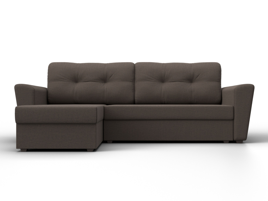 Диваны угловые в гостиную, Угловой диван Амстердам Лайт левый угол, рогожка Амур