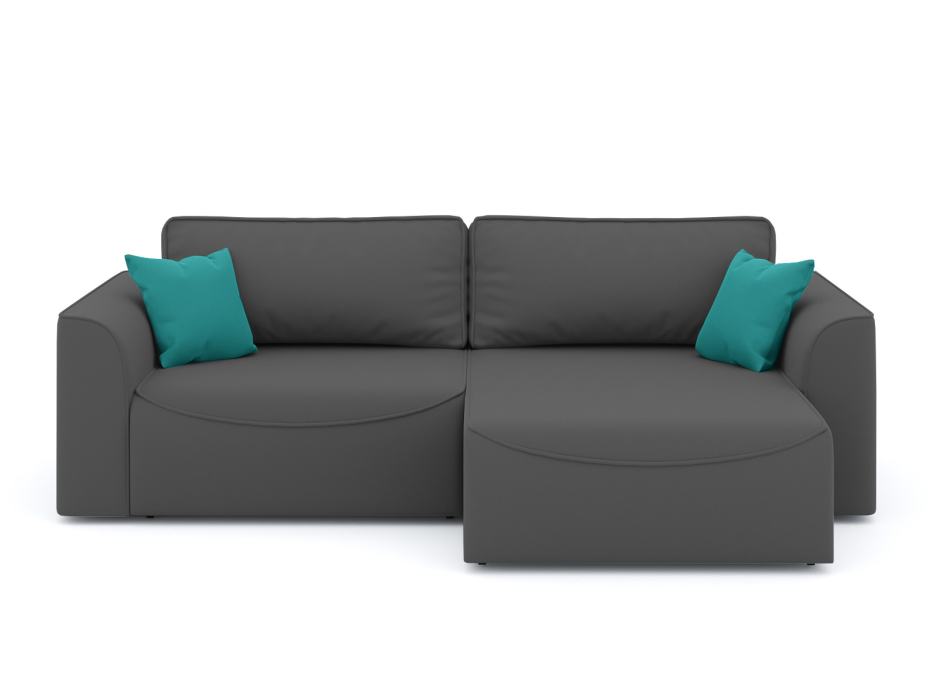 Диваны угловые в гостиную, Диван-кровать угловой Рафаэль еврокнижка НПБ, велюр