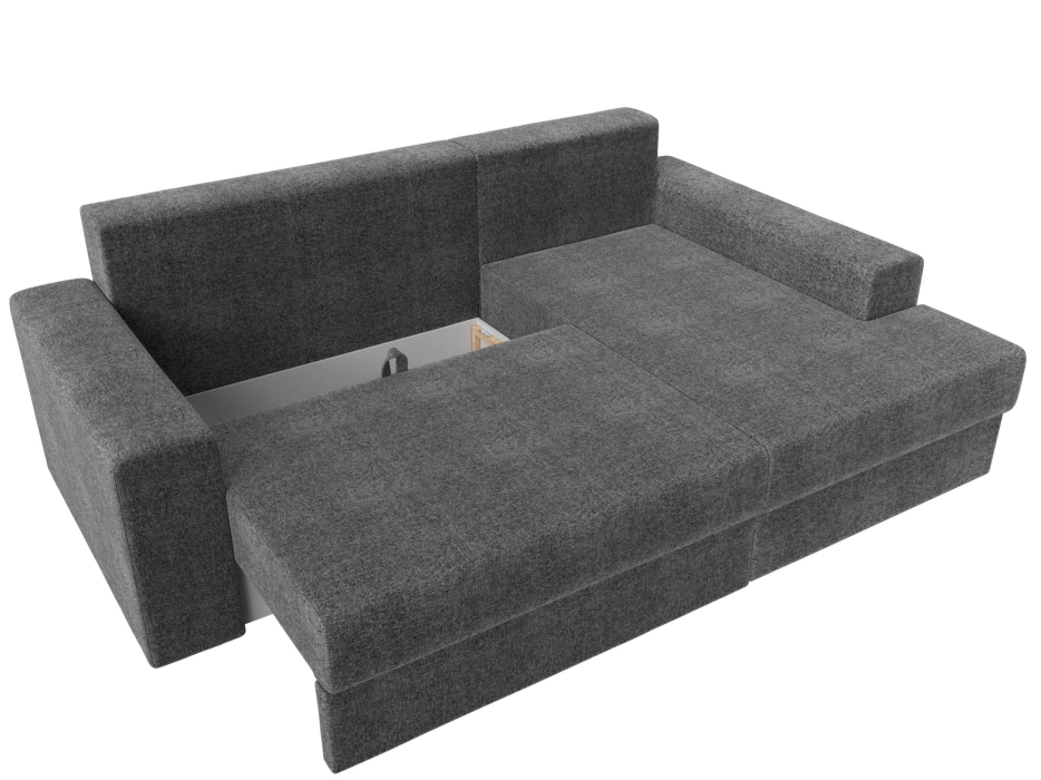 Диваны угловые в гостиную, Угловой диван Майами правый угол, рогожка