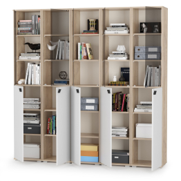 Шкафы со стёклами Бостон № 49