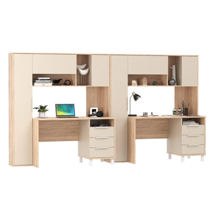 Прямые компьютерные столы, Столы рабочие для домашнего офиса для двоих детей Комфорт 12.95N