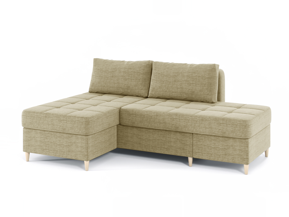 Диваны угловые в гостиную, Диван-кровать угловой Оливер 2 еврокнижка-трансформер, рогожка