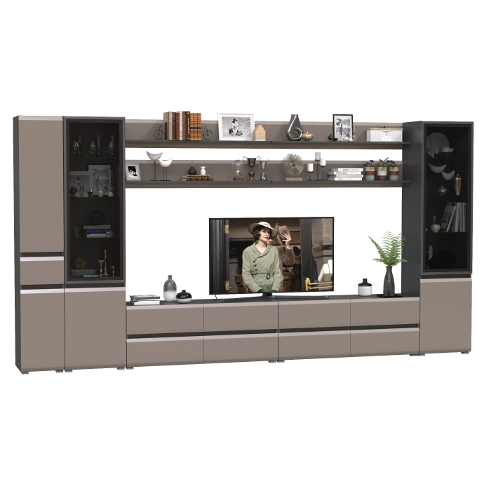 Стенки для гостиной, Мебель для гостиной модульная Сидней комплектация № 116