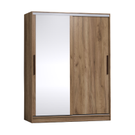 Шкафы-купе 2-х дверные, Шкаф-купе 2-дв  Strike 1600 зеркало/лдсп  (в2105*ш1600*г595)