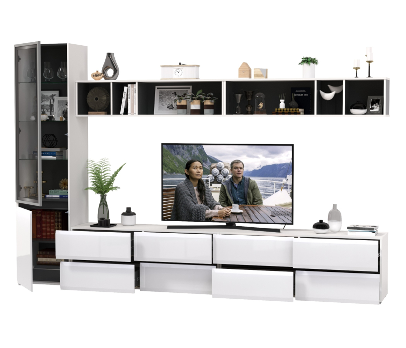 Стенки для гостиной, Модульная мебель для гостиной Сидней № 75