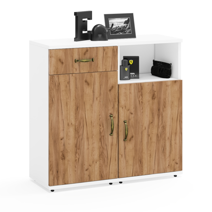 Комоды, Тумба с дверкой и тумба с ящиком и дверкой Лидер-8.