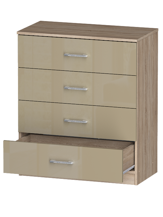 Комоды, Комод Лайф с ящиками 80*40*90 Дуб сонома