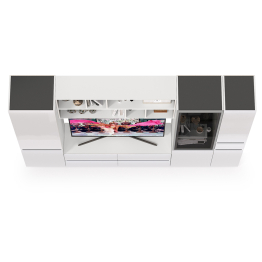 Широкая стенка в гостиную Сидней № 31