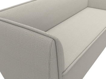 Диван кухонный прямой Бергамо 3-х местный, рогожка Амур