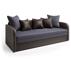 Детские диваны, Софа Трио, экокожа и рогожка