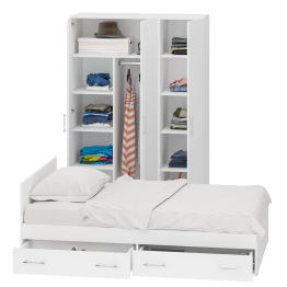 Спальный гарнитур № 1 Стандарт с кроватью 1200 с ящиками