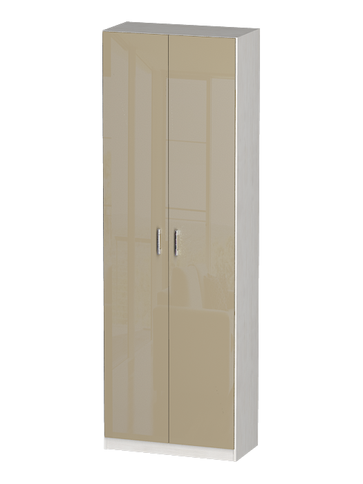 Шкафы двухстворчатые, Распашной шкаф Лайф с полками 80*40*240 Северное дерево