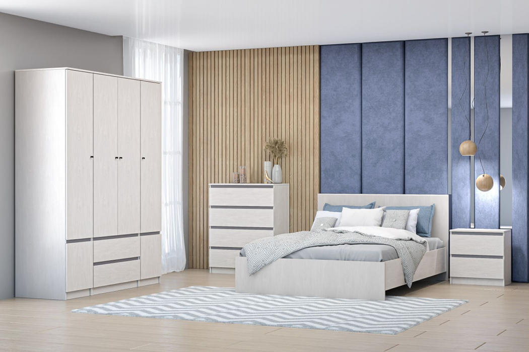 Двуспальные, Кровать арт.017 Скос (1400)