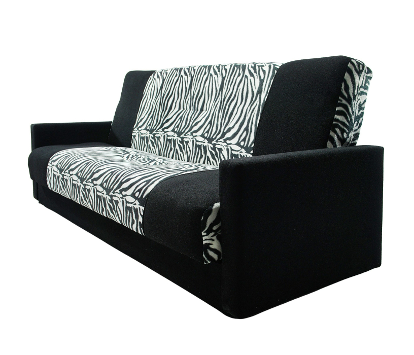 Диваны книжки, Диван- кровать книжка Честер зебра, 120, велюр