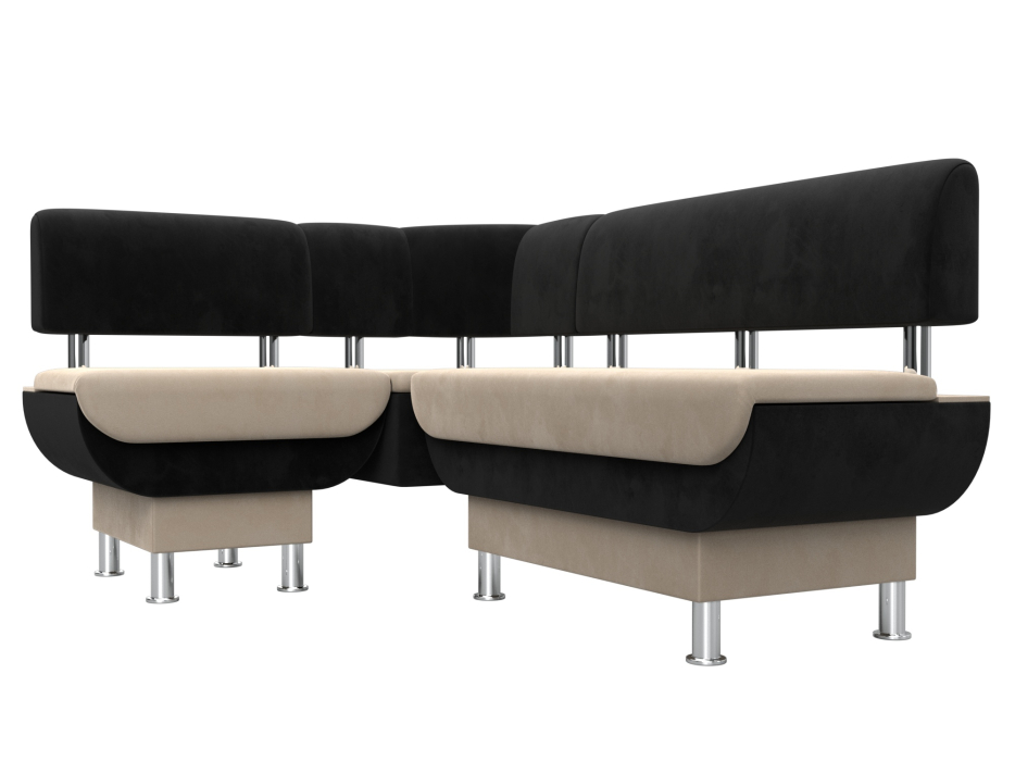 Кухонные уголки, Кухонный угловой диван Альфа левый угол, велюр