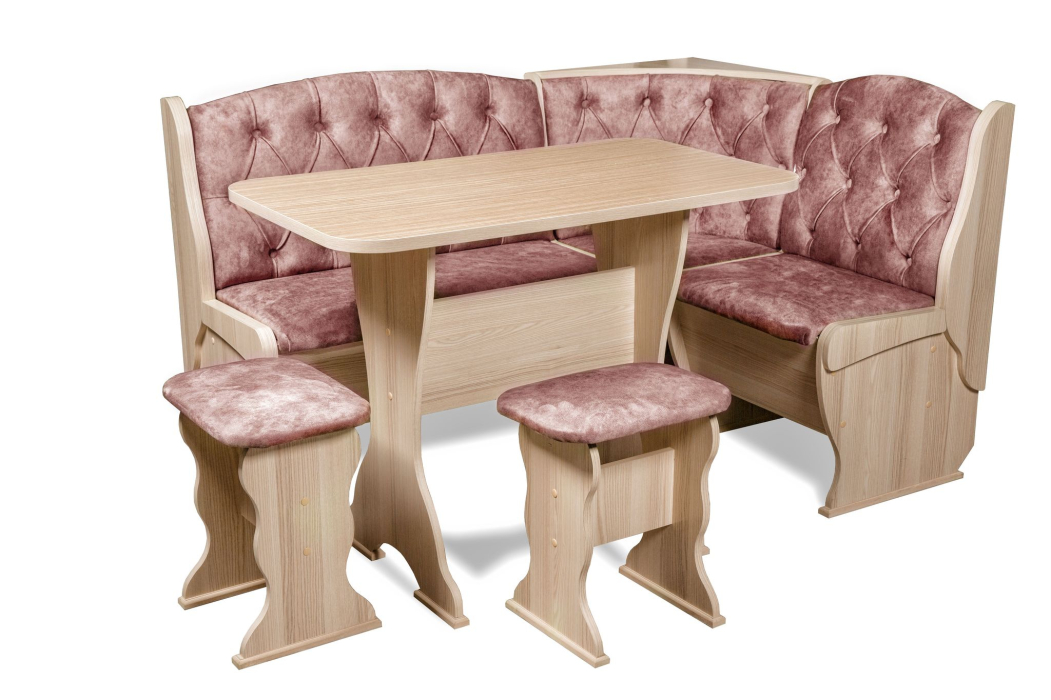 Кухонные уголки, Кухонный уголок Орхидея-Люкс №5 Велюр