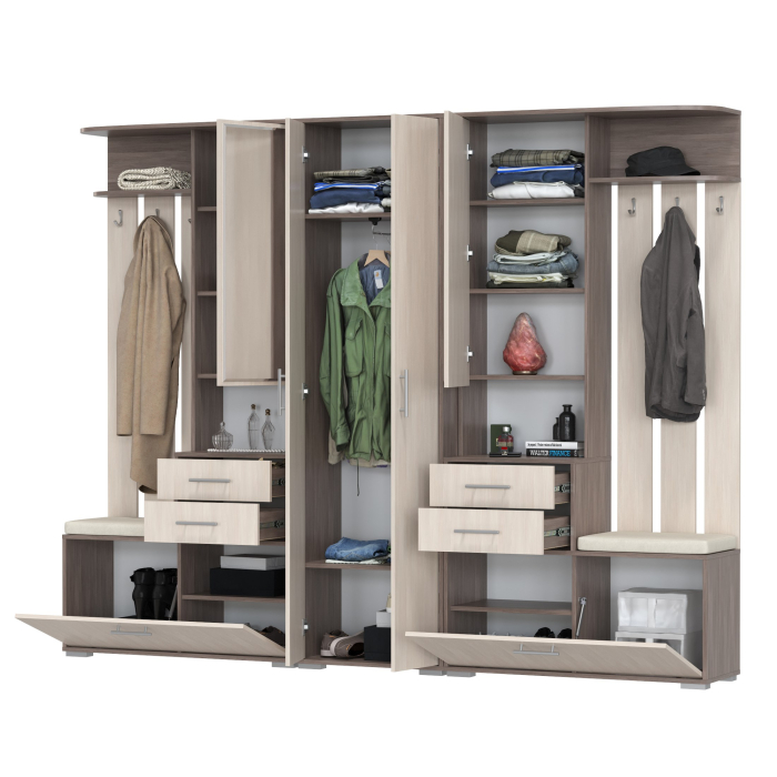 Прихожие, Модульная прихожая Домино № 3