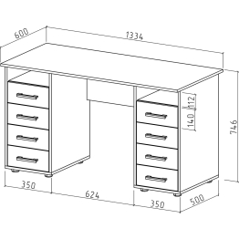 Письменный стол Остин-6