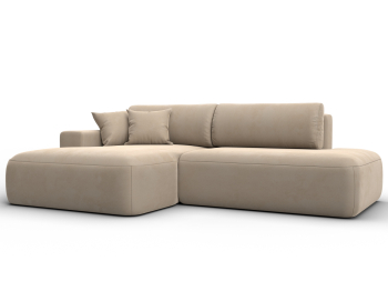 Диван угловой Лига-036 НПБ Модерн левый угол, велюр