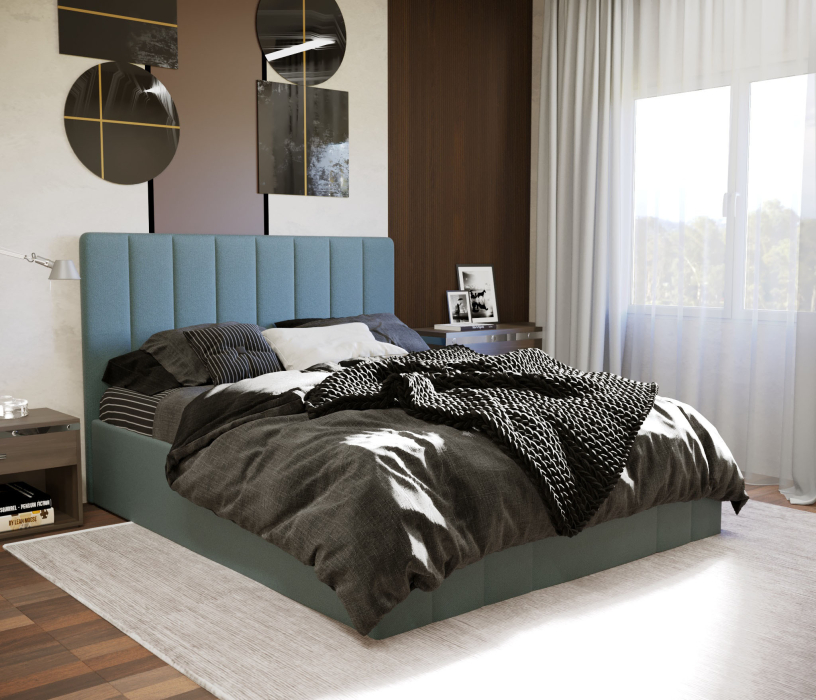 Кровати, Кровать Парма 180,велюр