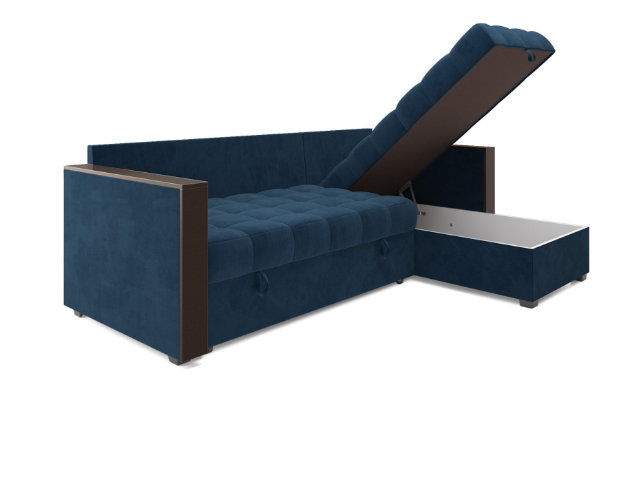 Диваны угловые в гостиную, Диван угловой Техас (Велюр)