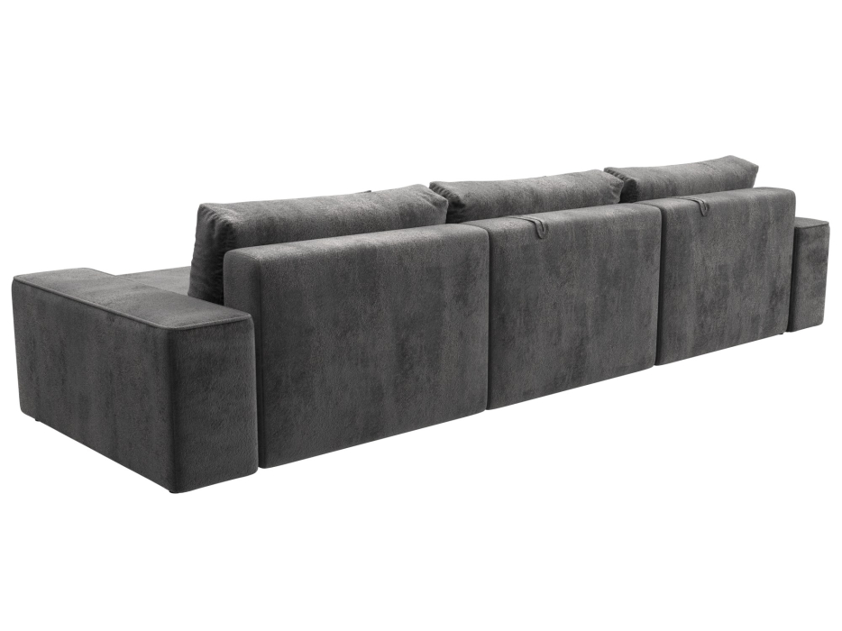 Диваны угловые в гостиную, Диван угловой Лига-074 угол универсальный, велюр TOWER