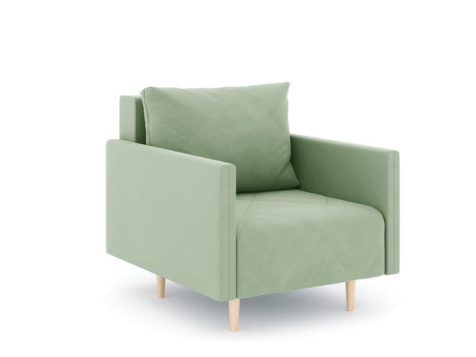 Кресло для отдыха, Кресло для отдыха Милли с подлокотниками, велюр