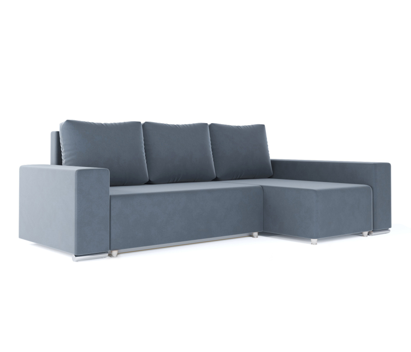 Диваны угловые в гостиную, Угловой диван-кровать Маркиз, велюр