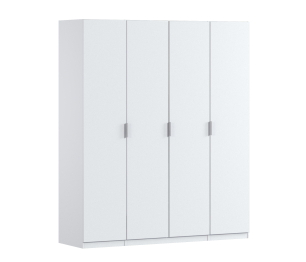 Шкаф четырехдверный Макс 2000 мм, вариант №3 (ЛДСП/МДФ)