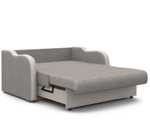 Диван-кровать Коломбо 140 экокожа/рогожка