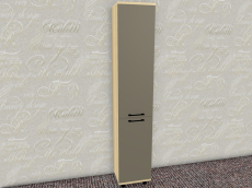 Шкафы пеналы, Модульная система Грейс Шкаф ШК-5076  Ясень Асахи