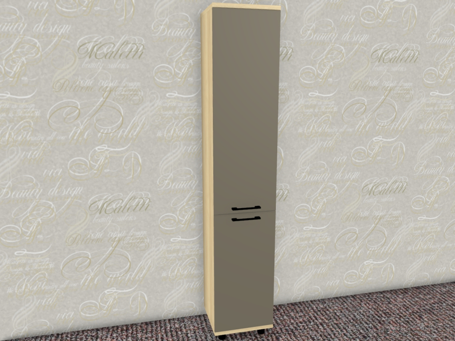 Шкафы пеналы, Модульная система Грейс Шкаф ШК-5076  Ясень Асахи