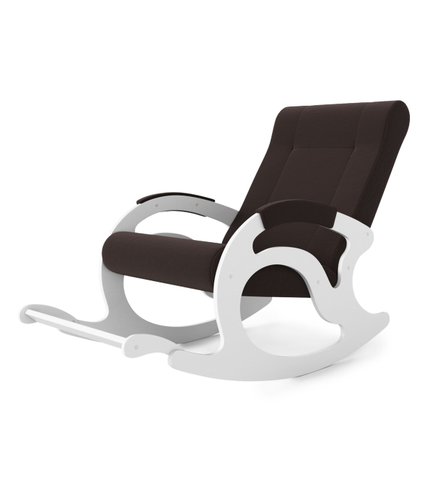 Кресла-качалки, Кресло-качалка Тироль - БЕЛЫЕ ткань