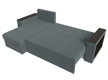 Диван угловой Дубай Лайт правый угол, рогожка Амур