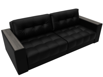 Диван прямой с декором Лига-049 НПБ, экокожа GRIFON