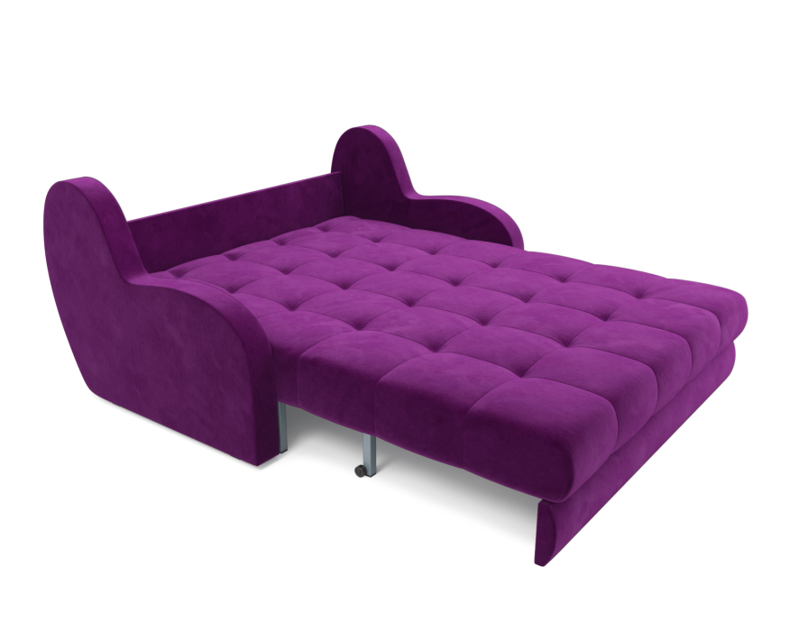 Диваны с ящиком для белья, Диван аккордеон Барон ППУ 120х200 Микровелюр