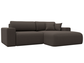 Диван угловой Лига-036 НПБ Классик правый угол, рогожка Амур