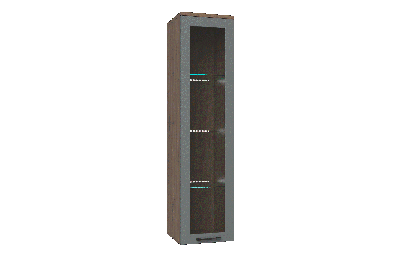 Модульная система Грейс Антресоль АН-5002  Гикори Джексон Темный