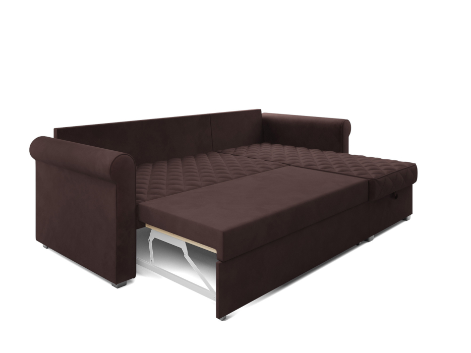 Диваны угловые в гостиную, Диван угловой Берлин (Велюр)