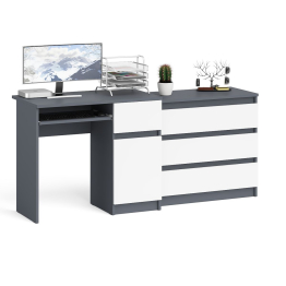 Стол компьютерный МС-1 правый с комодом на три ящика 800 Мори